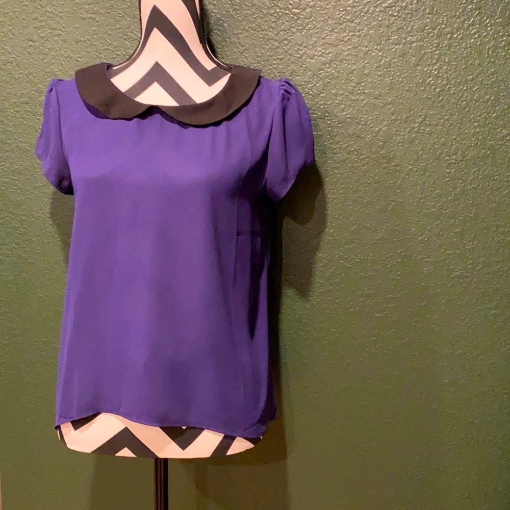 Peter Pan collar blouse